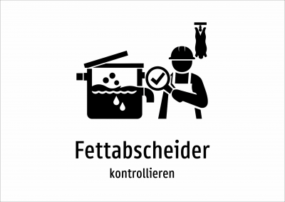 Fettabscheider - kontrollieren