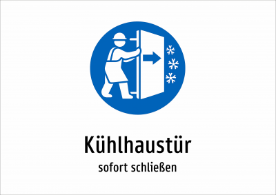 Kühlhaustür - sofort schließen