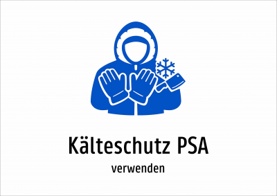 Kälteschutz PSA - verwenden