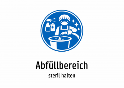 Abfüllbereich - steril halten