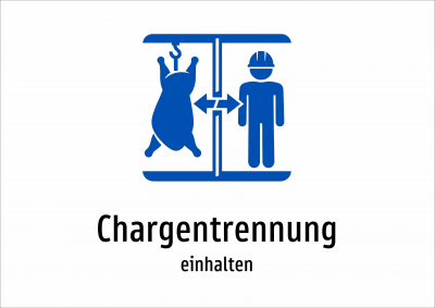 Chargentrennung - einhalten