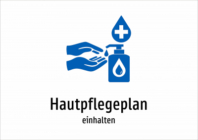 Hautpflegeplan - einhalten