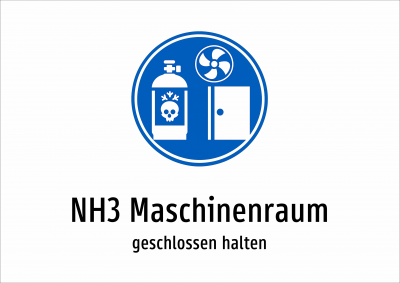 NH3 Maschinenraum - geschlossen halten