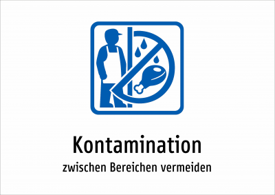Kontamination - zwischen Bereichen vermeiden