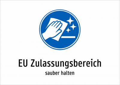 EU Zulassungsbereich - sauber halten