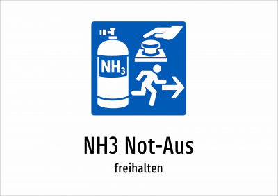 NH3 Not-Aus - freihalten