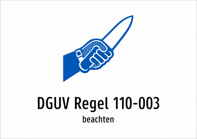 DGUV Regel 110-003 - beachten