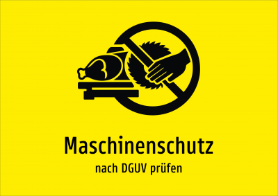 Maschinenschutz - nach DGUV prüfen