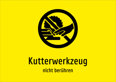 Kutterwerkzeug - nicht berühren