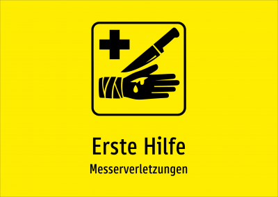 Erste Hilfe - Messerverletzungen