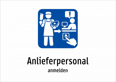 Anlieferpersonal - anmelden