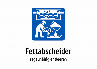 Fettabscheider - regelmäßig entleeren