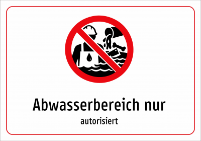 Abwasserbereich nur - autorisiert