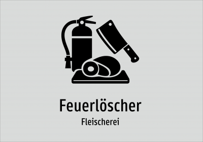Feuerlöscher - Fleischerei