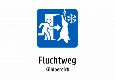 Fluchtweg - Kühlbereich