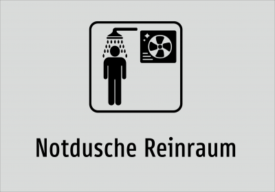 Notdusche Reinraum