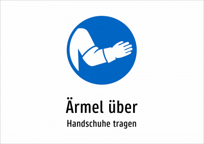 Ärmel über - Handschuhe tragen