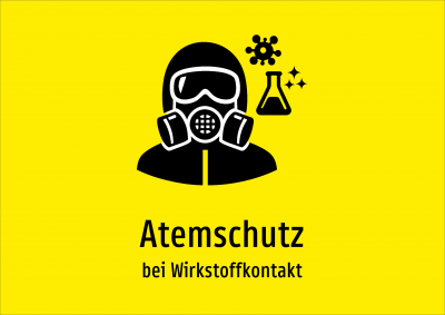 Atemschutz - bei Wirkstoffkontakt