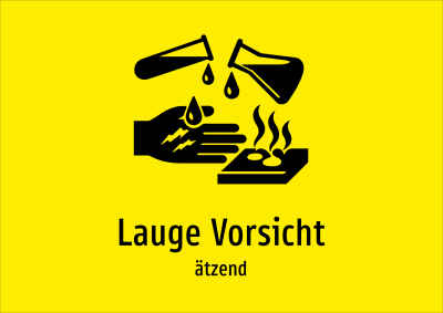 Lauge Vorsicht - ätzend