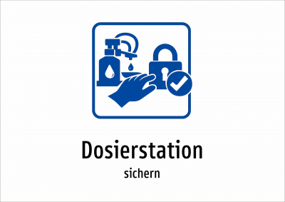 Dosierstation - sichern