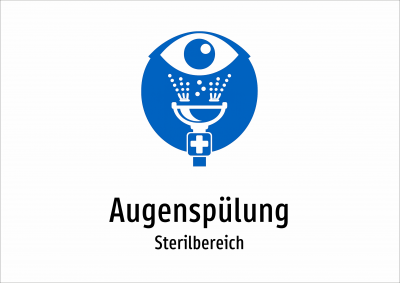 Augenspülung - Sterilbereich