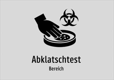 Abklatschtest - Bereich