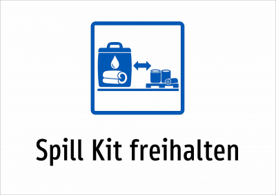 Spill Kit freihalten