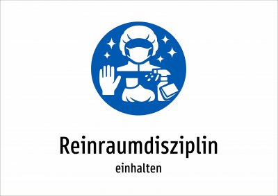 Reinraumdisziplin - einhalten