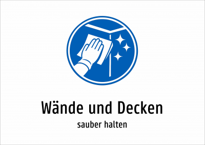 Wände und Decken - sauber halten