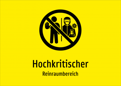 Hochkritischer - Reinraumbereich