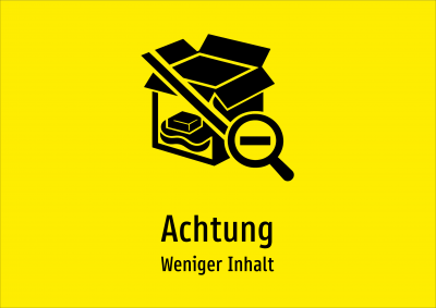 Achtung - Weniger Inhalt