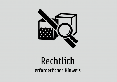 Rechtlich - erforderlicher Hinweis