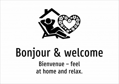 Bonjour & welcome - Bienvenue – feel at home and relax.