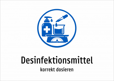Desinfektionsmittel - korrekt dosieren