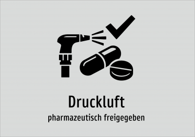 Druckluft - pharmazeutisch freigegeben