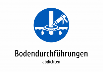 Bodendurchführungen - abdichten