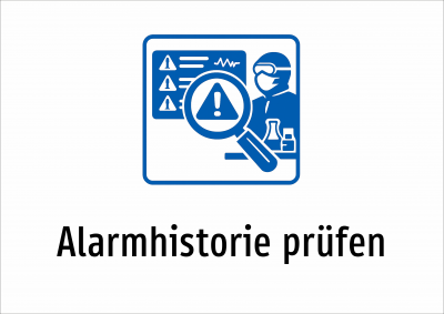 Alarmhistorie prüfen