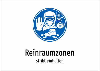 Reinraumzonen - strikt einhalten