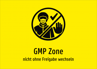 GMP Zone - nicht ohne Freigabe wechseln
