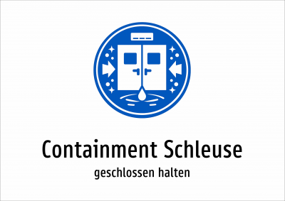 Containment Schleuse - geschlossen halten