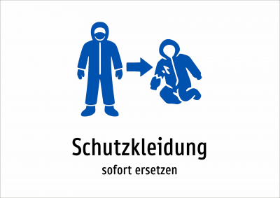 Schutzkleidung - sofort ersetzen