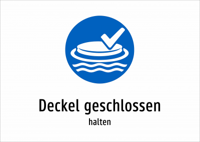 Deckel geschlossen - halten