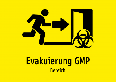 Evakuierung GMP - Bereich