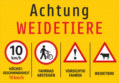Achtung Weidevieh!