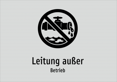 Leitung außer - Betrieb