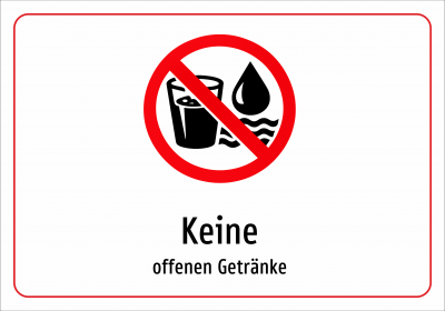 Keine - offenen Getränke