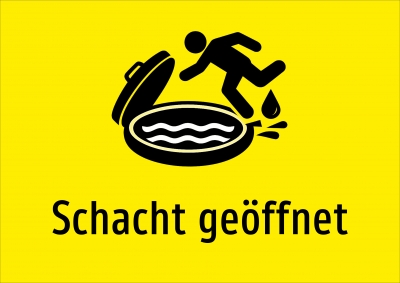 Schacht geöffnet