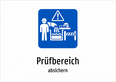 Prüfbereich - absichern