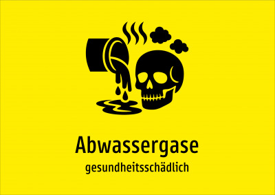 Abwassergase - gesundheitsschädlich