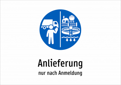 Anlieferung - nur nach Anmeldung